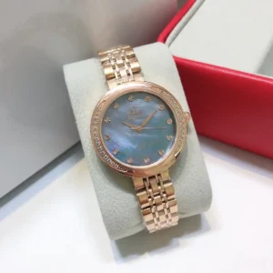 Omega Ladymatic 30mm, gold on gold