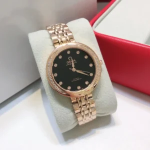 Omega Ladymatic 30mm, gold on gold