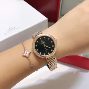 Omega Ladymatic 30mm, gold on gold