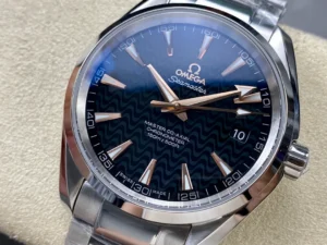 Wave dial from the left, rose tone hands and markers