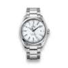 Omega Aqua Terra 38mm replica 220.10.38.20.02.001, white vertical teak dial, date at 3, bracelet