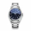 Omega Aqua Terra black dial replica 220.10.41.21.01.001, black horizontal teak dial, date at 6, bracelet