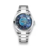 Omega Aqua Terra Worldtimer blue replica 220.10.43.22.03.001, blue city dial with a world map, bracelet