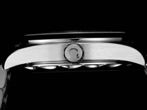 Crown side profile on black