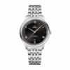 Omega De Ville Prestige 40mm replica 434.10.40.20.10.001, black dial, rose gold tone numerals, date at 6, bracelet