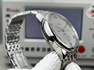 Seen from the left with the seven row bracelet