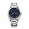 Omega Seamaster Aqua Terra blue dial replica 220.10.41.21.03.001, blue teak dial, light blue minute track, date at 6