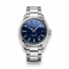 Omega Aqua Terra 150M blue dial replica, blue vertical teak dial, date at 3, bracelet