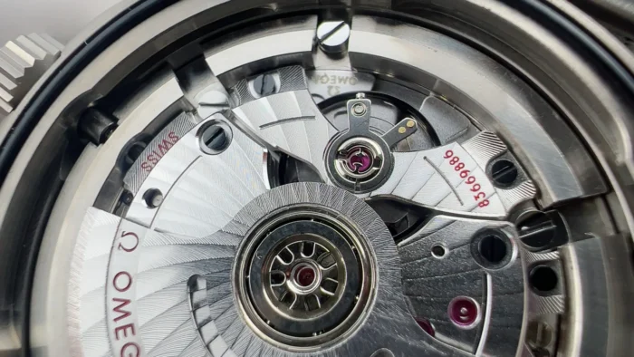 Macro of the movement balance and rotor hub