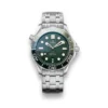 Omega Seamaster 300M green replica 210.30.42.20.10.001, green wave dial, green bezel, date at 6, bracelet