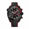 Omega Planet Ocean red replica 215.92.46.51.01.002, black case, red 12 and red subdial