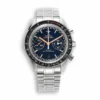 Omega Speedmaster Racing blue dial replica 329.30.44.51.01.002, orange hands, checkered minute track, black bezel