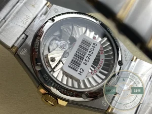 Steel bracelet strap detail with clasp