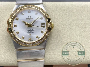 Crown and case finishing detail in studio lighting