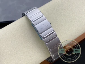 Steel bracelet strap detail with clasp