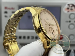 Replica Omega De Ville Prestige 40mm, Yellow Gold, 434.20.41.21.09.001 - High-Grade Replica Watch