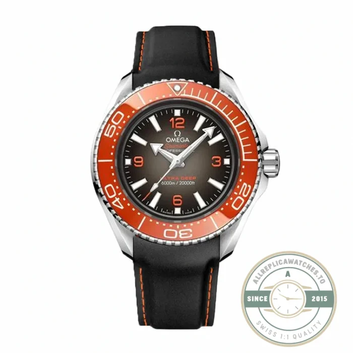 Replica Omega Planet Ocean 600m Orange ULTRA DEEP - Swiss Movement Replica Watch