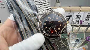 Steel bracelet strap detail with clasp