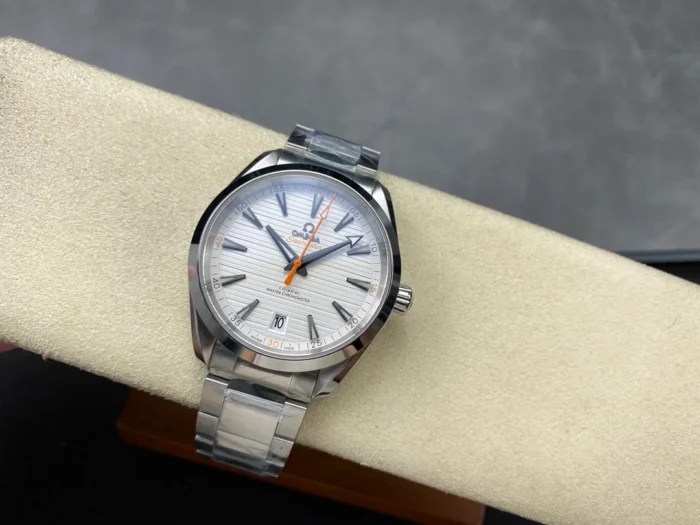 Omega Seamaster on wrist in natural lighting