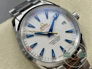 Omega Seamaster on wrist in natural lighting