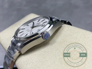 Steel bracelet strap detail with clasp