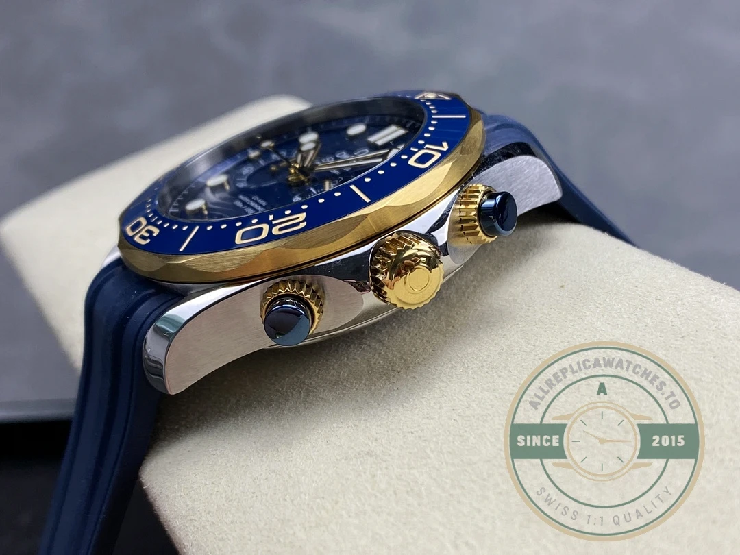 Replica Omega Seamaster Blue 44mm, Rubber 210.20.44.51.03.001 - High-Grade Replica Watch