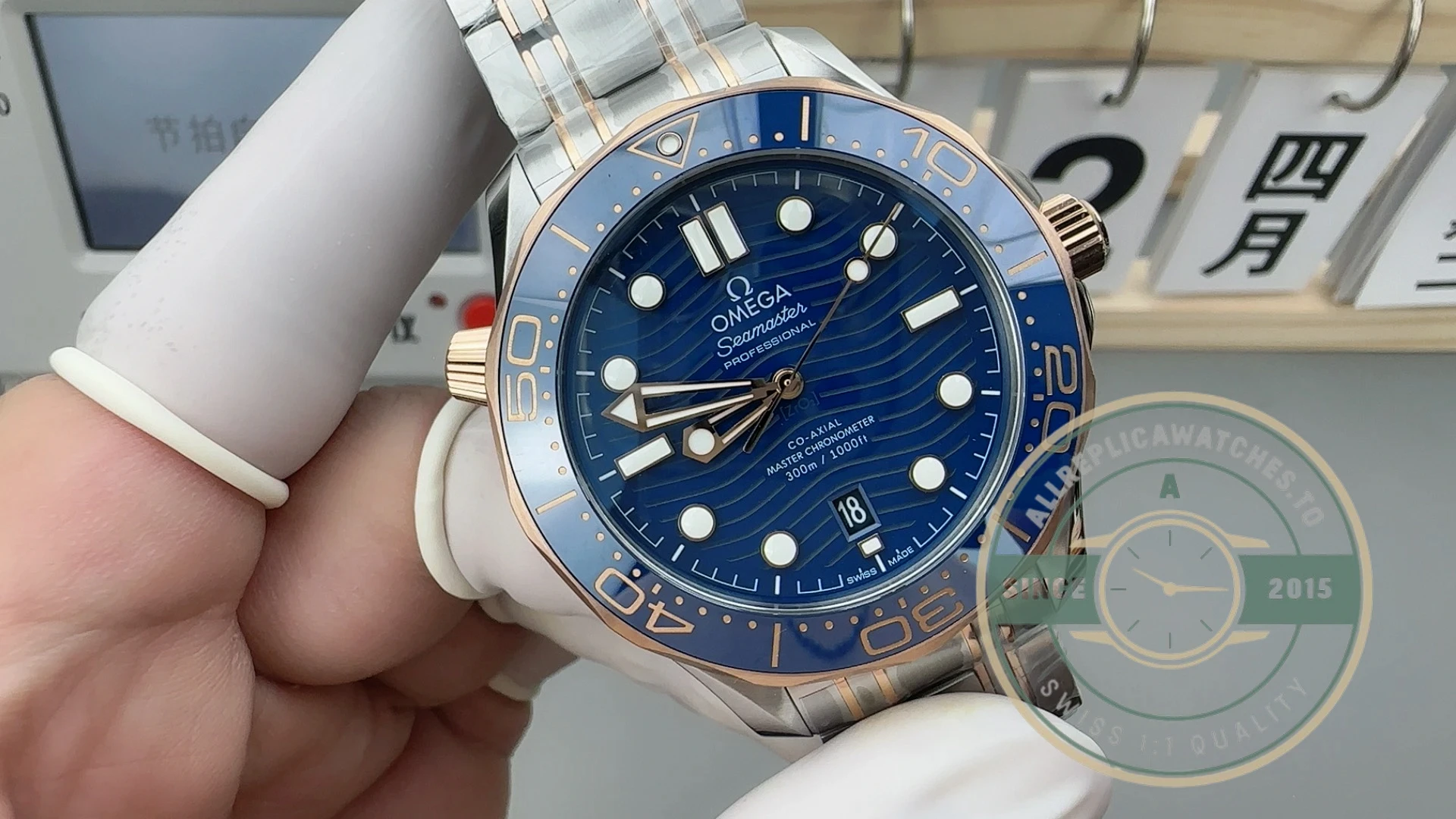 Replica Omega Seamaster Blue Dial 210.20.42.20.03.002 - Affordable Super Clone Watch