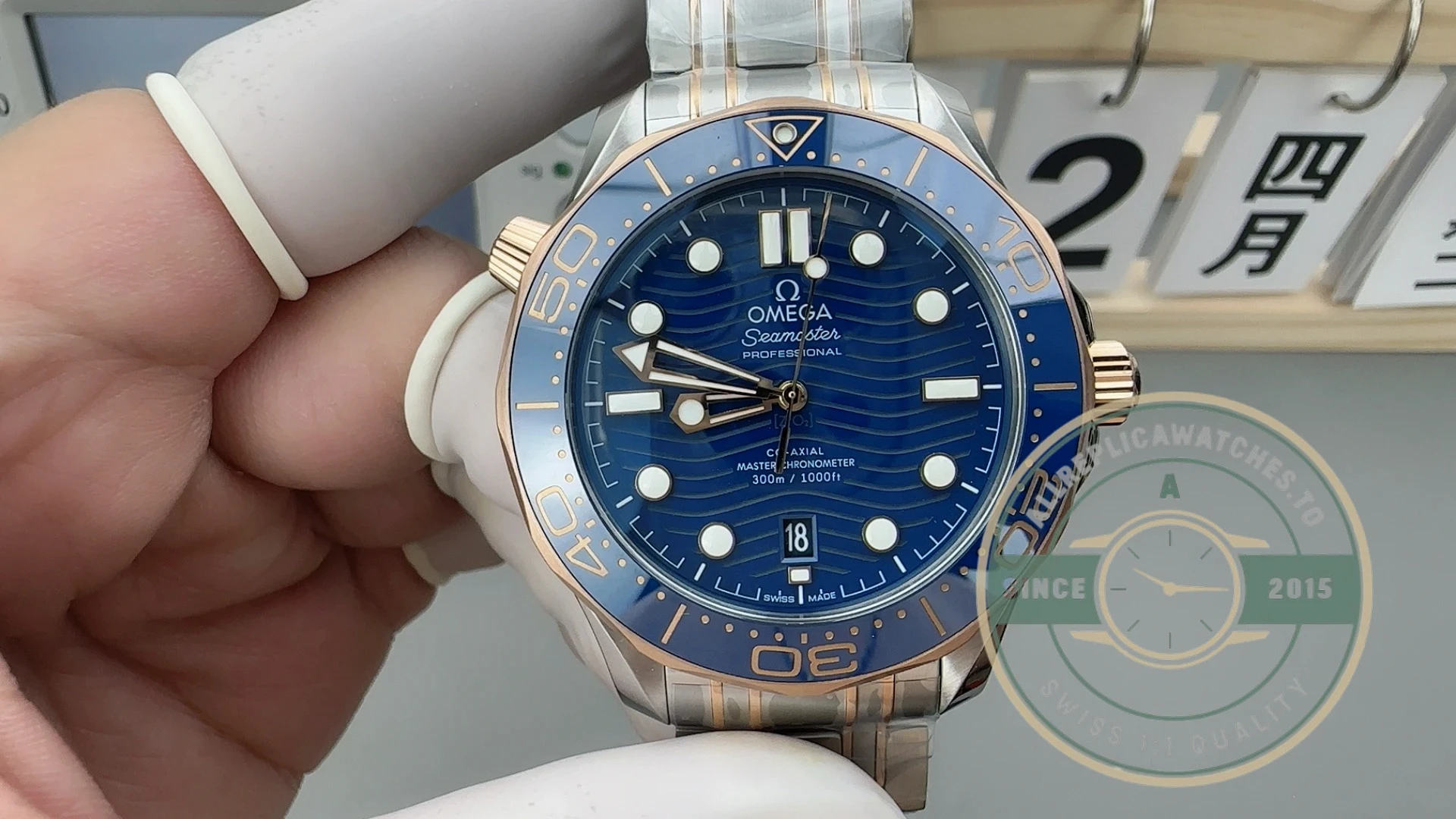 Replica Omega Seamaster Blue Dial 210.20.42.20.03.002 - Luxury Replica Watch