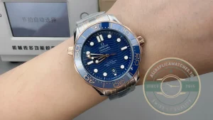 Replica Omega Seamaster Blue Dial 210.20.42.20.03.002 - Top-Tier Swiss Replica Watch