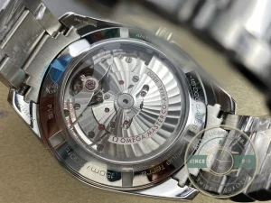 Seamaster 41mm case side profile with crown detail