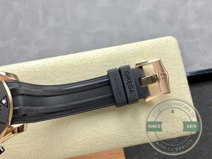 Omega Seamaster on wrist in natural lighting