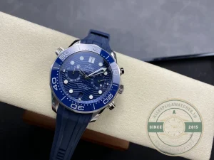 Replica Omega Seamaster Chronograph Blue 210.30.44.51.03.001 - Affordable Luxury Fake Timepiece