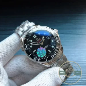 Complete front view showing dial and bezel ring