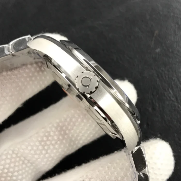 Seamaster case side profile with crown detail