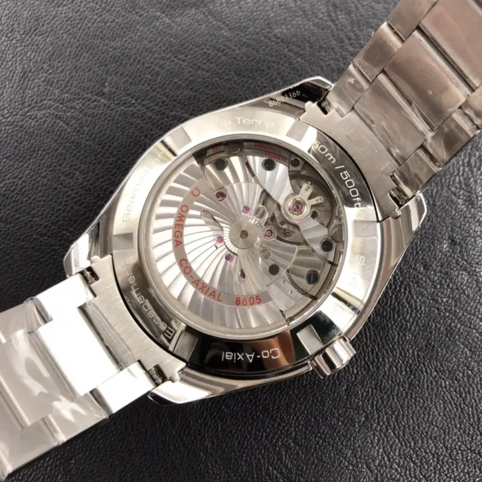 Close-up of steel bezel and dial markers