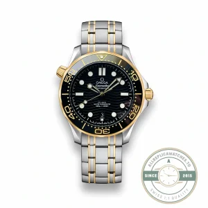 Replica Omega Seamaster Gold Bezel 210.20.42.20.01.002 - 1:1 Swiss Replica Watch