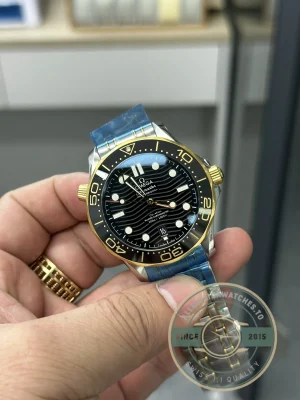 Replica Omega Seamaster Gold Bezel 210.20.42.20.01.002 - Swiss-Made Clone Watch