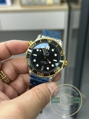 Replica Omega Seamaster Gold Bezel 210.20.42.20.01.002 - Swiss Movement Replica Watch