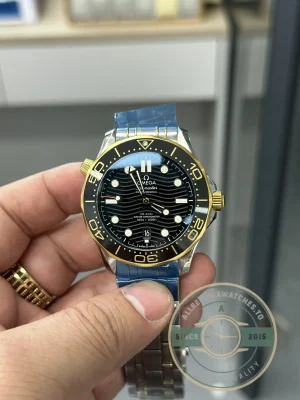 Replica Omega Seamaster Gold Bezel 210.20.42.20.01.002 - Top-Tier Swiss Replica Watch