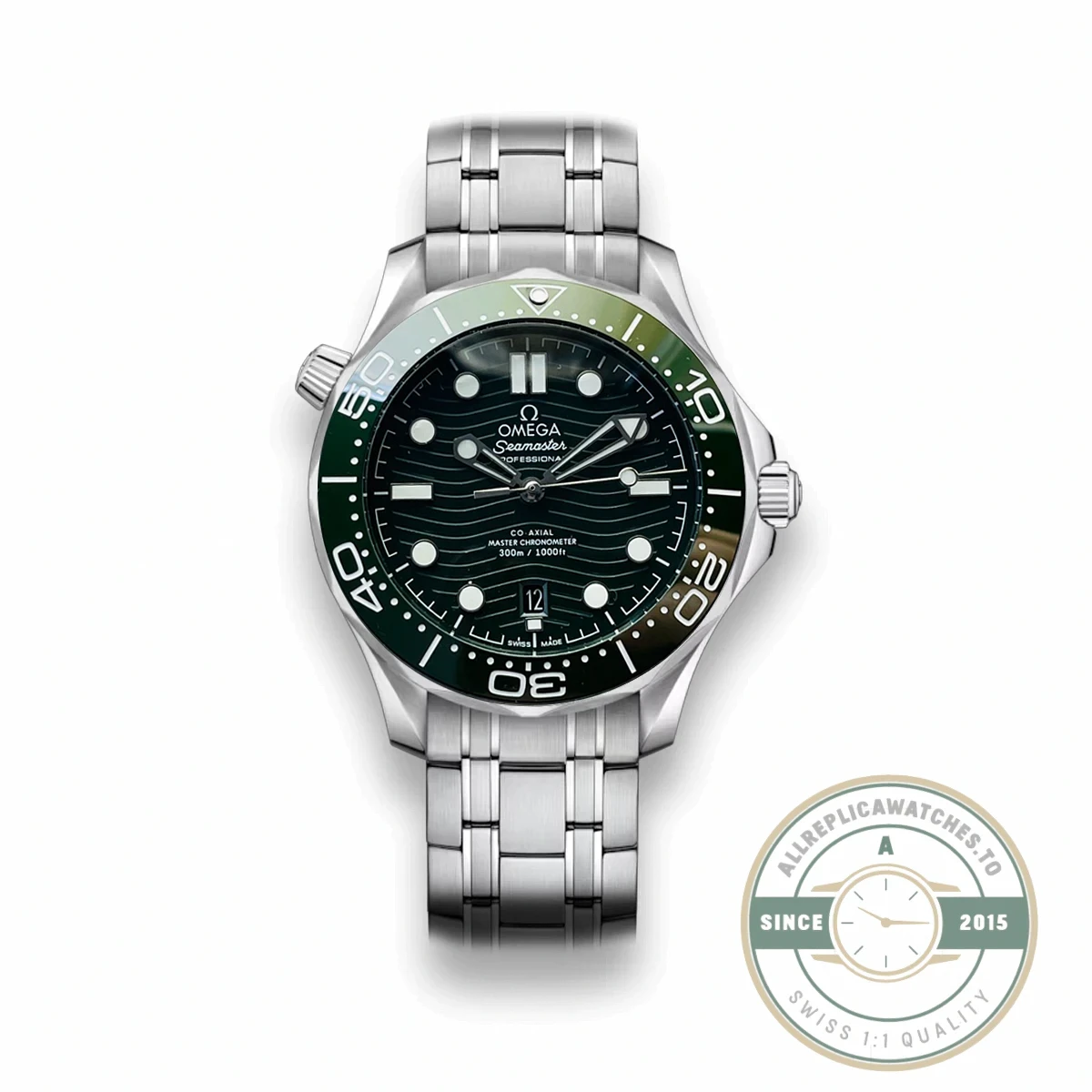 Replica Omega Seamaster Green Dial 42mm 210.30.42.20.10.001 - Factory Super Clone Watch