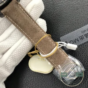 Close-up of steel bezel and dial markers