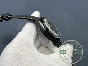 Steel bracelet strap detail with clasp