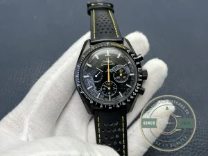 Crown and case finishing detail in studio lighting