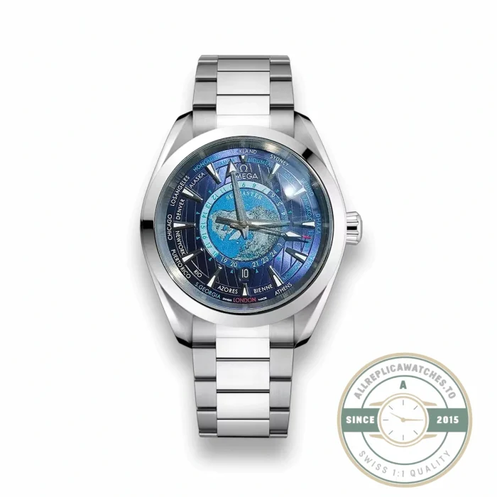 Replica Omega Speedmaster World Time 220.10.43.22.03.001 - Luxury Replica Watch