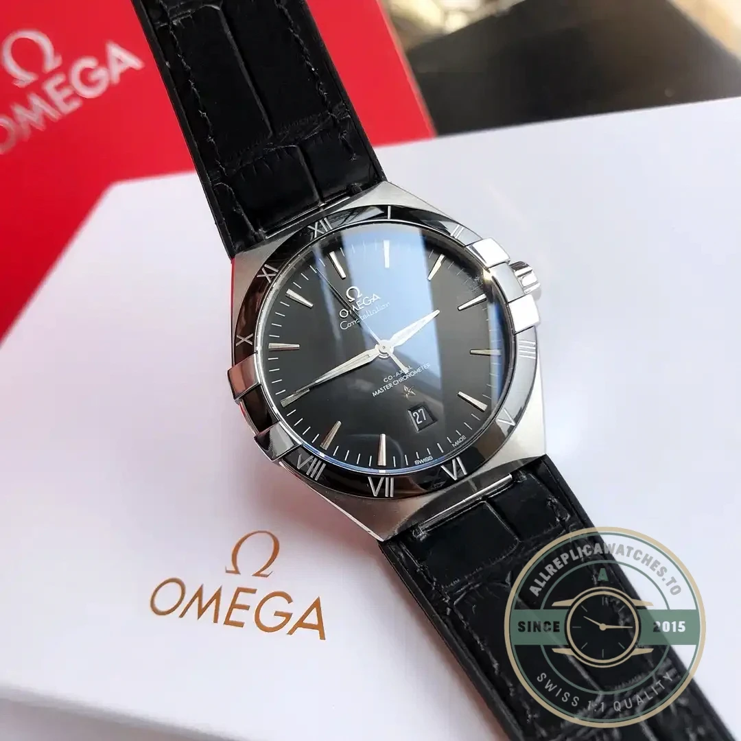 Super clone Omega Constellation Black Dial 131.13.39.20.01.001 - Swiss Movement Replica Watch