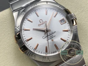 Crown and case finishing detail in studio lighting