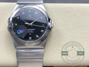 Superclone Omega Constellation Black Dial 38mm 123.10.38.21.51.001 - Factory Super Clone Watch