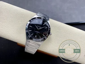 Crown and case finishing detail in studio lighting