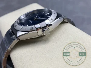 Crown and case finishing detail in studio lighting