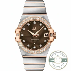 Superclone Omega Constellation Brown Dial 38mm 123.25.38.21.63.001 - Affordable Luxury Fake Timepiece
